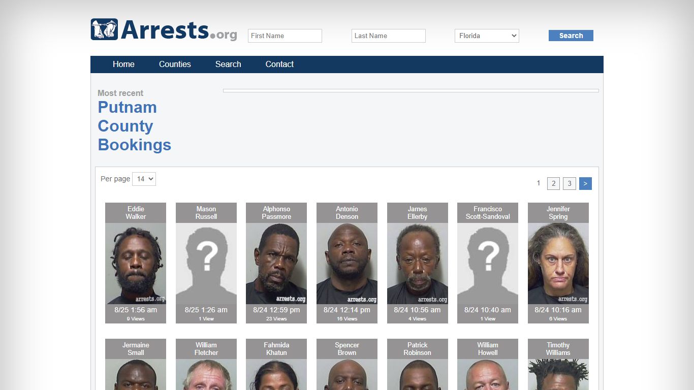 Putnam County Arrests and Inmate Search